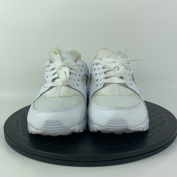Nike Air Huarache Run GS White Running Shoes 654275-110 Women's Size 8.5 (7Y) - Picture 2 of 12